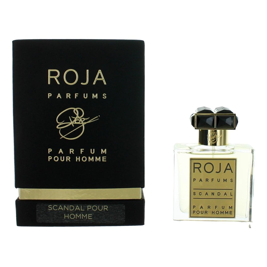 Scandal Pour Homme by Roja Parfums, 1.7 oz Parfum Spray for Men - Unik Glow