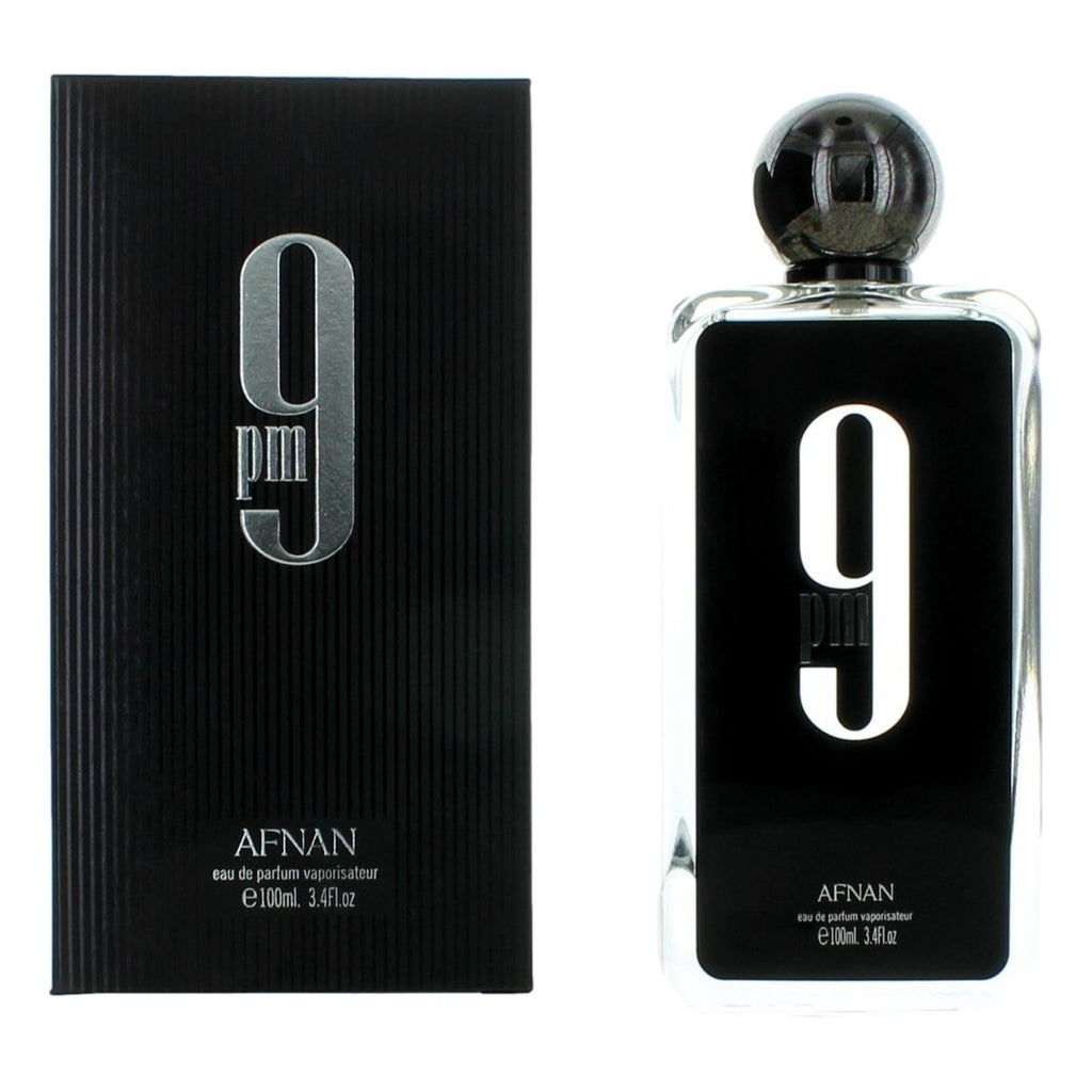 9 PM by Afnan, 3.4 oz EDP Spray for Unisex - Unik Glow