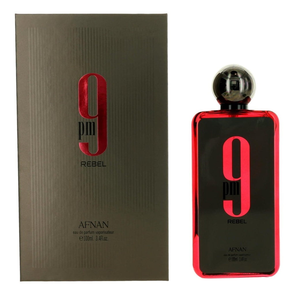 9 PM Rebel by Afnan, 3.4 EDP Spray for Unisex - Unik Glow