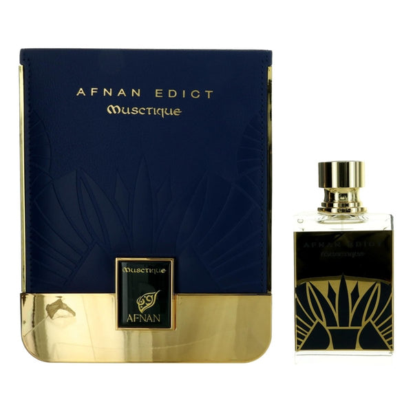 Edict Musctique by Afnan, 2.7 oz Extrait de Parfum Spray for Unisex - Unik Glow