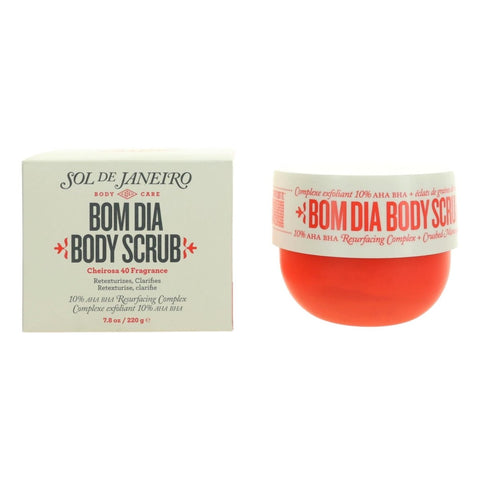Bom Dia Body Scrub by Sol De Janeiro, 7.8 oz Body Scrub - Unik Glow