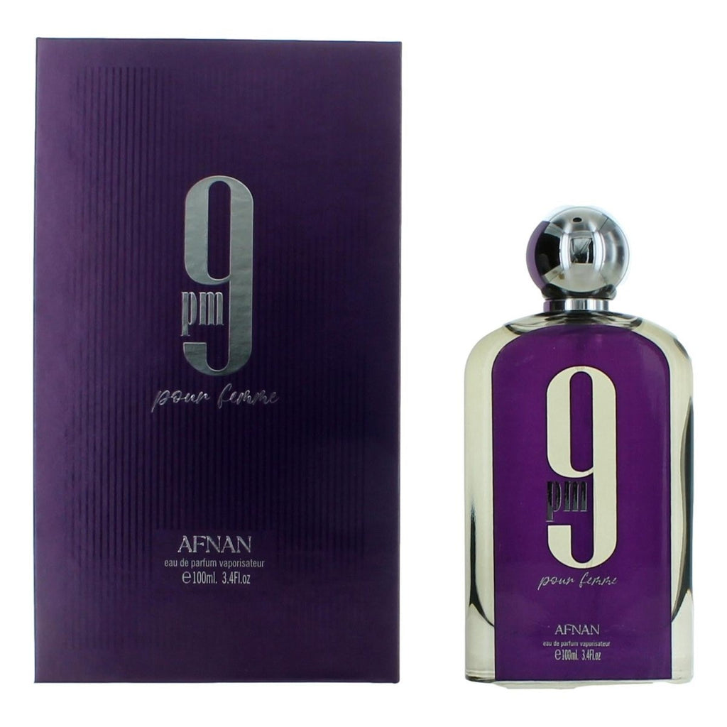 9 PM by Afnan, 3.4 oz EDP Spray for Women - Unik Glow