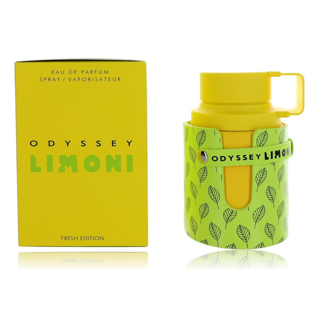 Odyssey Limoni Fresh by Armaf, 3.4 oz EDP Spray for Unisex - Unik Glow