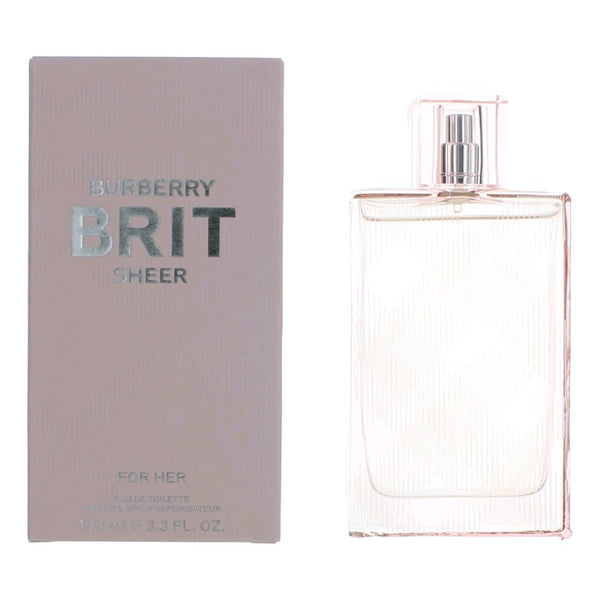 Brit Sheer by Burberry, 3.3 oz EDT Spray for Women - Unik Glow