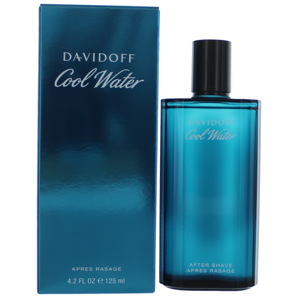 Cool Water by Davidoff, 4.2 oz After Shave Splash for Men - Unik Glow