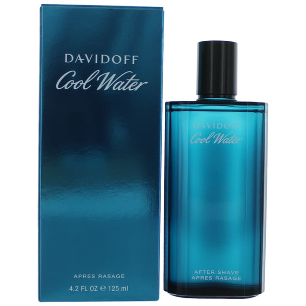 Cool Water by Davidoff, 4.2 oz After Shave Splash for Men - Unik Glow