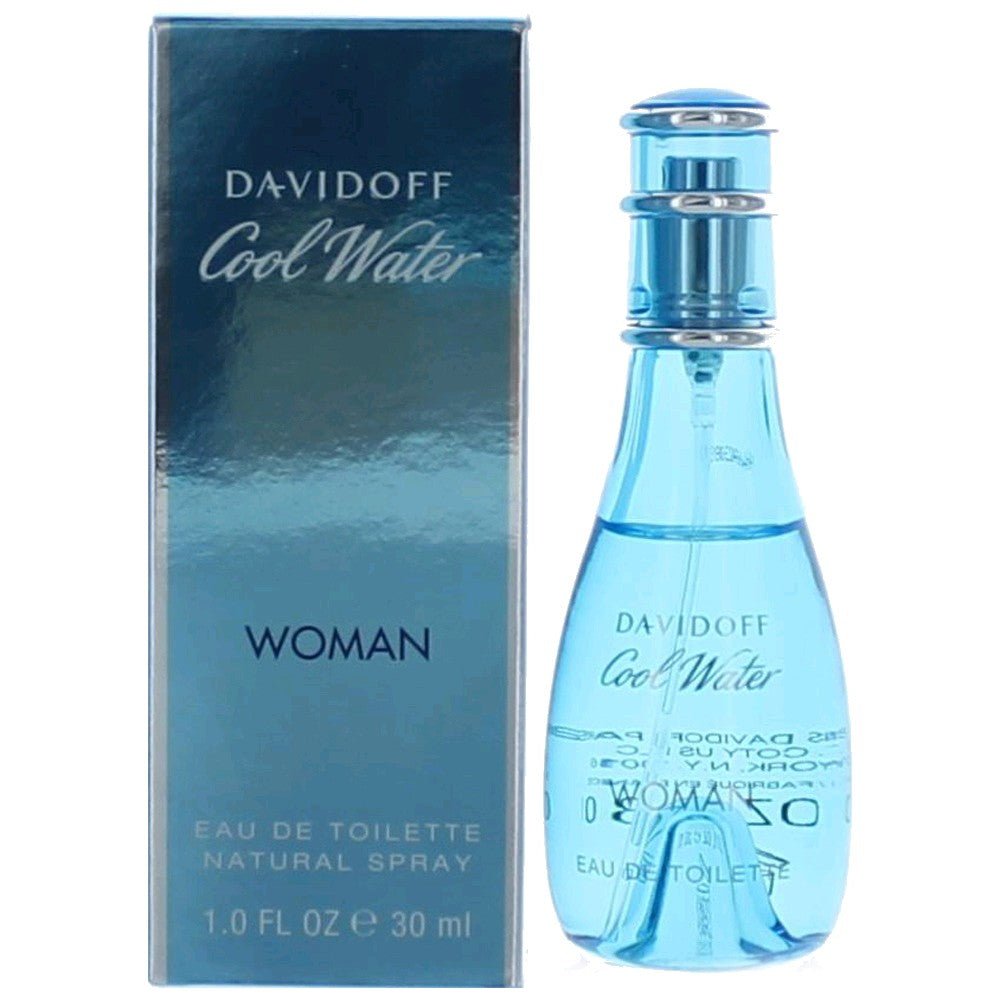 Cool Water by Davidoff, 1 oz EDT Spray for Women - Unik Glow