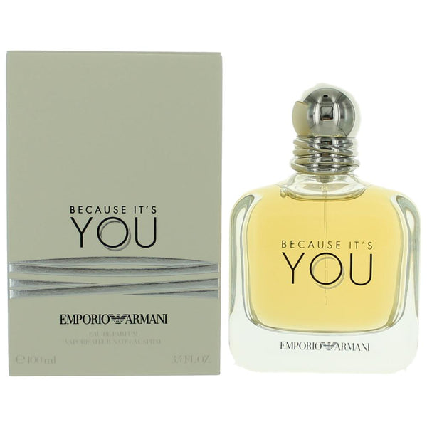 Because It's You by Emporio Armani, 3.4 oz EDP Spray for Women - Unik Glow