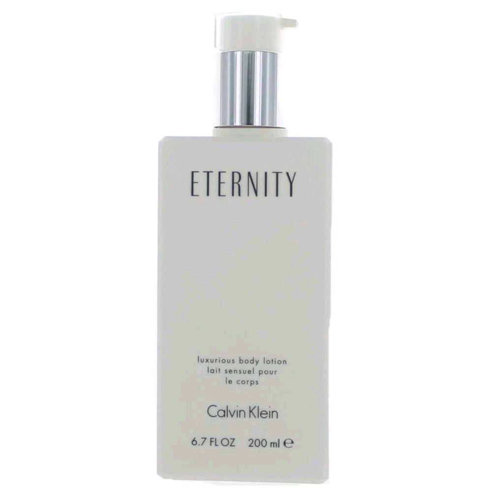 Eternity by Calvin Klein, 6.7 oz Body Lotion for Women with Pump - Unik Glow