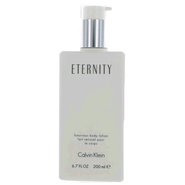 Eternity by Calvin Klein, 6.7 oz Body Lotion for Women with Pump - Unik Glow