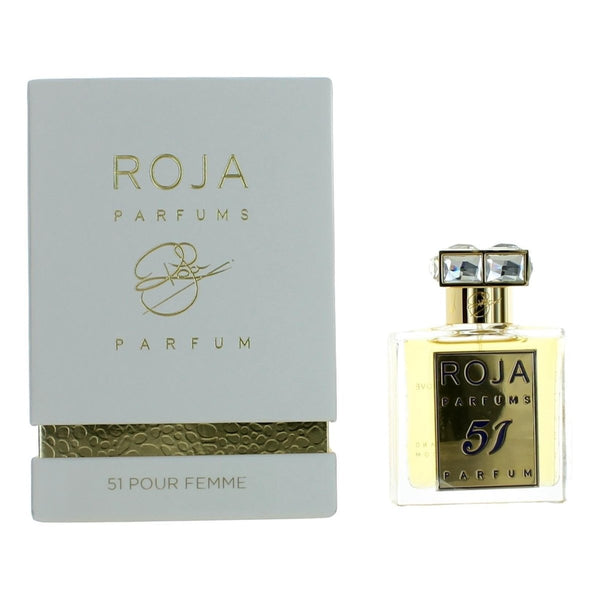 51 Pour Femme by Roja Parfums, 1.7 oz Parfum Spray for Women - Unik Glow