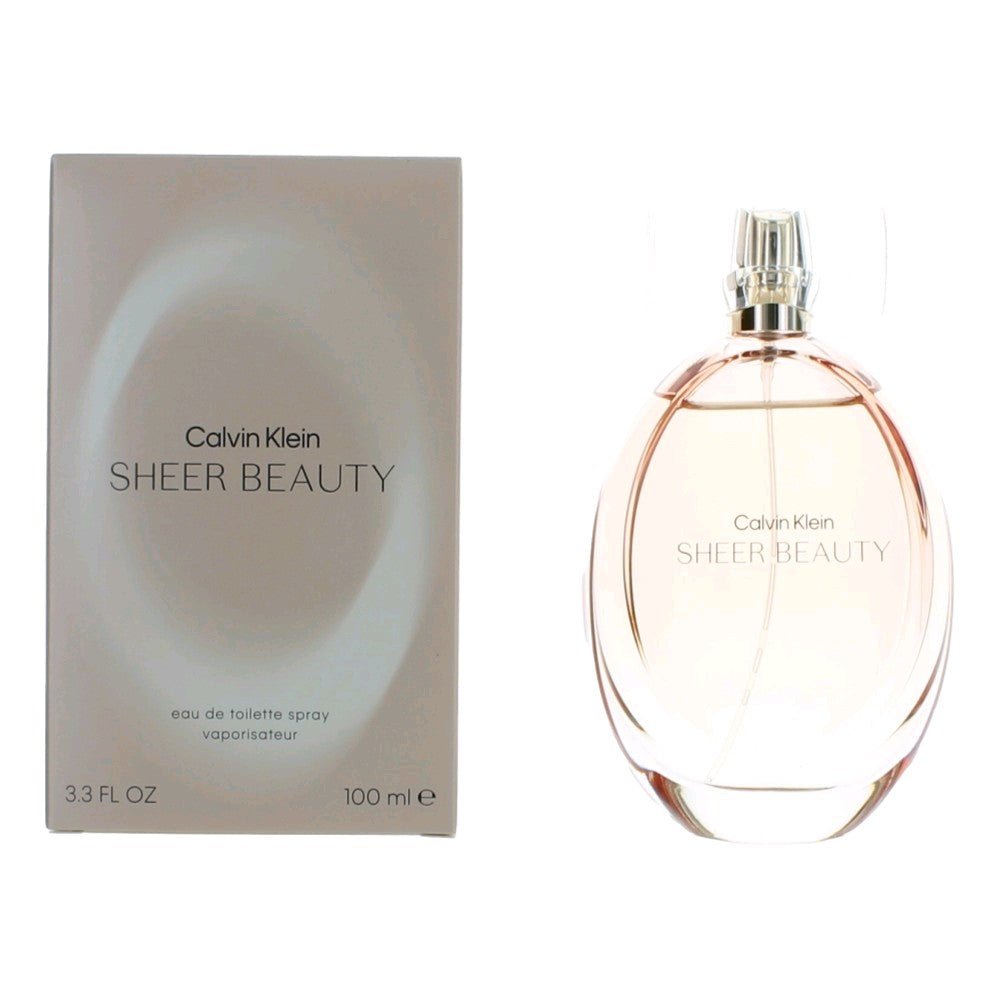 Sheer Beauty by Calvin Klein, 3.4 oz EDT Spray for Women - Unik Glow