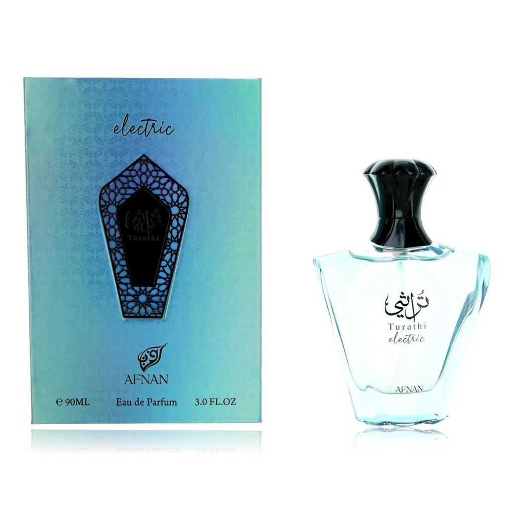 Electric Turathi by Afnan, 3 oz EDP Spray for Unisex - Unik Glow