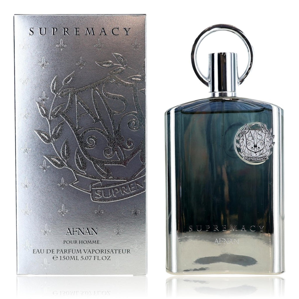 Supremacy Silver by Afnan, 5.07 oz EDP Spray for Men - Unik Glow