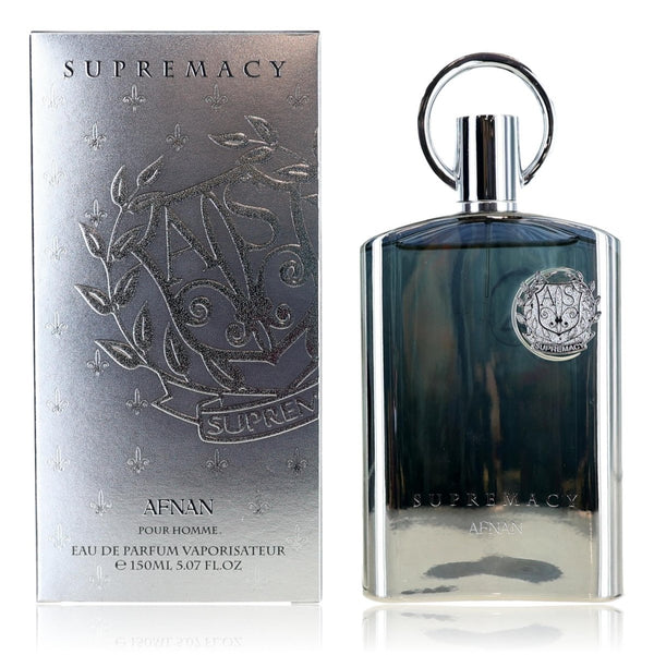 Supremacy Silver by Afnan, 5.07 oz EDP Spray for Men - Unik Glow