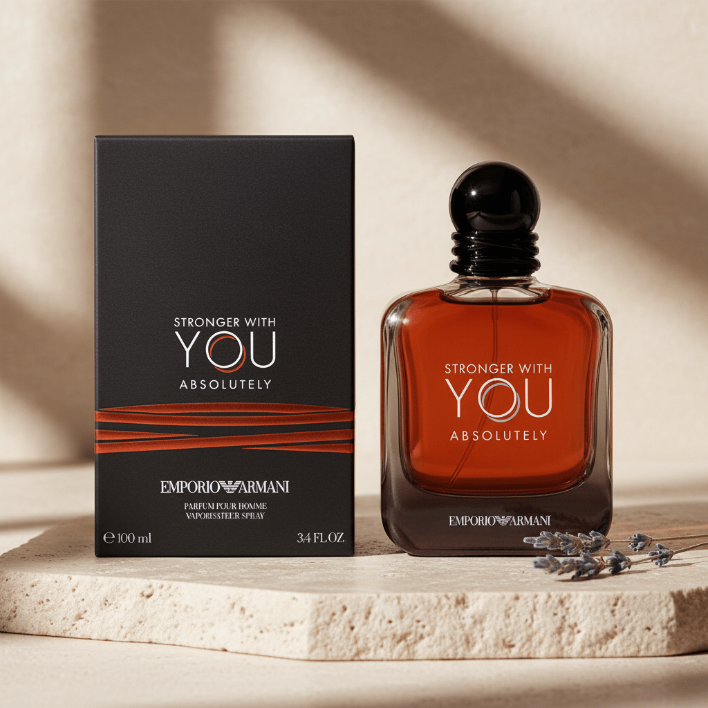 Stronger With You Absolutely by Emporio Armani, 3.4oz EDP Spray men - Unik Glow